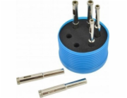 AWTools vrtačka SADA KORUNKY NA KAMENNÉ OBKLADY, sada 6 kusů (2x6mm, 8, 10mm) PRO SUCHÉ/MOKRÉ POUŽITÍ