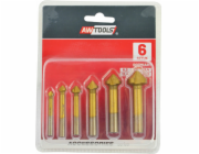 AWTools vrtačka KUŽELOVÁ SADA ZÁHLUBNÍHO NÁTĚRU 6dílná 6,3-20,5