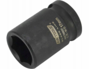 AWTools HEXAGON RÁZOVÁ ZÁSUVKA 1/2 KRÁTKÁ 24mm BLACK LINE