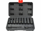 AWTools SADA NÁRAZOVÝCH ZÁSUVEK 1/2 LONG 11 ks. BLACKLINE