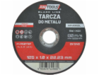 AWTools KOVOVÝ DISK 125*1,0mm BLACK LINE