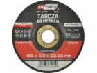 AWTools KOVOVÝ BRUSNÝ KOTOUČ 125*6,5mm BLACK LINE