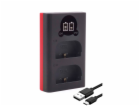 Baxxtar Pro Charger LCD Dual for LP-E6