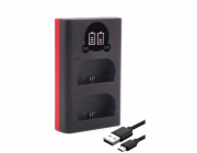 Baxxtar Pro Charger LCD Dual for LP-E6