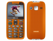 EVOLVEO EasyPhone XR, mobilní telefon pro seniory s nabíjecím stojánkem, oranžová