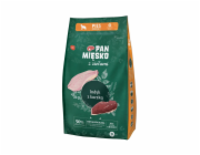 PAN MĘSKO with Herbs Turkey with duck M - suché krmivo pro psy - 9kg