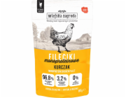 WIEJSKA ZAGRODA Kuřecí Monoproteinové Filety – mokré krmivo pro kočky – 85g
