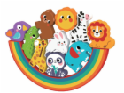 2Kids Toys Balanční puzzle se zvířátky 2 v 1