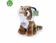 Rappa Plyšový tygr sedící 18 cm ECO-FRIENDLY