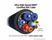 Club3D Kabel prodlužovací Ultra Rychlý HDMI™ Certifikovaný AOC kabel 8K60Hz (M/M), 4K120Hz, 20m, černá