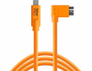 Tether Tools USB-C zu 3.0 Micro- B Right Angle 4,60m oranzova