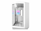 Počítačová skříň Darkflash DY470 (bílá) + 4 ventilátory +...
