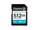 Kingston SDXC karta 512GB Canvas Go! Plus, R:200/W:160MB/...