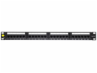 NETRACK 104-05 patch panel 19inch 24-ports cat. 5e UTP wi...