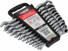AWTOOLS RAČŇOVÉ OTEVŘENÉ KLÍČE, SPOJENÉ, SADA 12 ks. 8-19 mm
