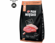 PAN MIĘSKO Telecí maso s krůtím masem - suché krmivo pro psy - 20kg