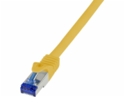 LogiLink Logilink Patchkabel Ultraflex, Cat.6A, S/FTP, gelb, 1 m