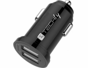 Techly Charger Techly Car Mini Charger 2x USB 5V 4,8A/24W