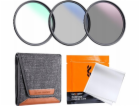 Filtr Kf Sada filtrů 4v1 Nano-k Uv Cpl Nd4 K&f 55mm / 55 ...
