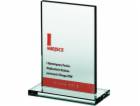 Glass Trophy Engraved + Paint Filled Glass Trophy Engrave...