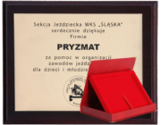 Victoria Sport Plastová základna s gravírovaným laminátem + pouzdro 305x245 mm