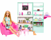 Panenka Barbie Mattel Relax v kavárně Set + panenka HKT94