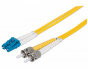 Intellinet Network Solutions propojovací kabel z optických vláken, duplexní, singlemode, LC/ST, 9/125 µm, OS2, žlutý, 2 m (750011)
