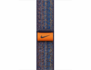 Apple Nike Sport Loop v barvě Sport Blue/Orange pro 41mm pouzdro