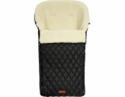 PROŠÍVANÝ VLNĚNÝ pytel Sensillo - ČERNÝ DO KOČÁRKU