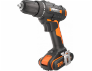 Akumulátorový vrtací šroubovák Worx WX100 20V 1 x 2 Ah baterie