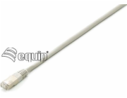 Equip Patchcord Cat6a, S/FTP, 10m, šedý (605606)