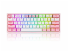 REDRAGON Klávesnice Fizz Pro K616 RGB Hotswap Box, červen...