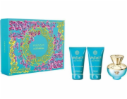 Versace SET VERSACE Dylan Turquoise Pour Femme EDT sprej 50ml + SPRCHOVÝ GEL 50ml + TĚLOVÉ MLÉKO 50ml