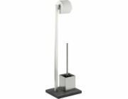 Wenko držák na váleček/toaletní kartáč Slate Rock 73,5 cm stříbrný