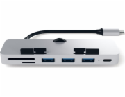 USB HUB Satechi Clamp Hub Pro 1x SD 1x USB-C 1x microSD + 3x USB-A 3.0 (ST-TCIMHS)