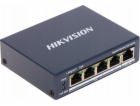 Přepínač Hikvision L2, Unmanaged, 4 1000M POE+1