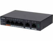 Switch Dahua Technology DAHUA Switch||CS4006-4GT-60|Typ L2|Desktop/podstavec|PoE porty 4|60 Wattů|DH-CS4006-4GT-60
