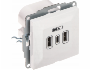 Elektro-Plast NABÍJECÍ ZÁSUVKA SANTRA/4108-10/EPN USB 5 V DC / 3,4 A Elektro-Plast