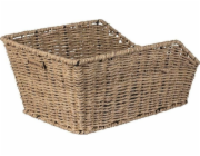 Basil Zadní nosný košík BASIL CENTO RATTAN LOOK + Montážní sada pro košík CENTO, syntetický přírodní ratan, voděodolný (NOVINKA)
