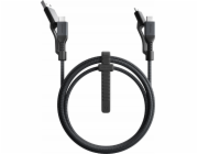 Nomad USB kabel USB-A + USB-C - microUSB + USB-C 1,5 m černý (NM01326885)