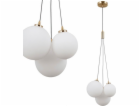 Závěsná lampa Italux Perlos loft závěsná lampa skleněné k...
