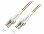 Dobré připojení propojovací kabel z optických vláken LC-LC, Multi OM4, 10 m (LW-810LC4)