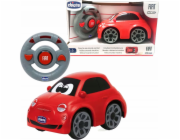 Chicco Fiat 500 Red s dálkovým ovládáním