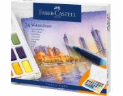 Faber-Castell CS Akvarelové barvy Kostky 24 barev FABER CASTELL
