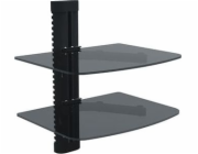 Red Eagle Red Eagle DVA Skleněná TV polička Double