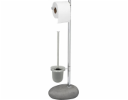 Wenko Pebble Stone držák na WC kartáč a váleček 70 cm ocel