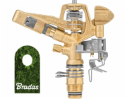 Bradas mosazný pulzní zavlažovač otočný nastavitelný sektor 360 GZ3/4 35m 0260