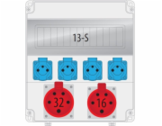 Pawbol Spínací přístroj R-BOX LUX 320R 1x16A/5p 1x32A/5p 4x250V 13S - B.18.320-3
