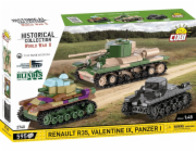 Cobi Klocki Renault R35 - Valentine IX - bloky Panzer I