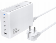 Dudao nabíječka Dudao A228EU GaN nabíječka 1x USB-A 4x USB-C PD 228W - bílá